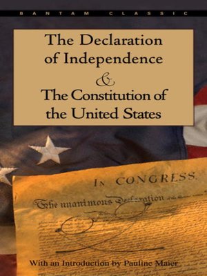 cover image of The Declaration of Independence & The Constitution of the United States